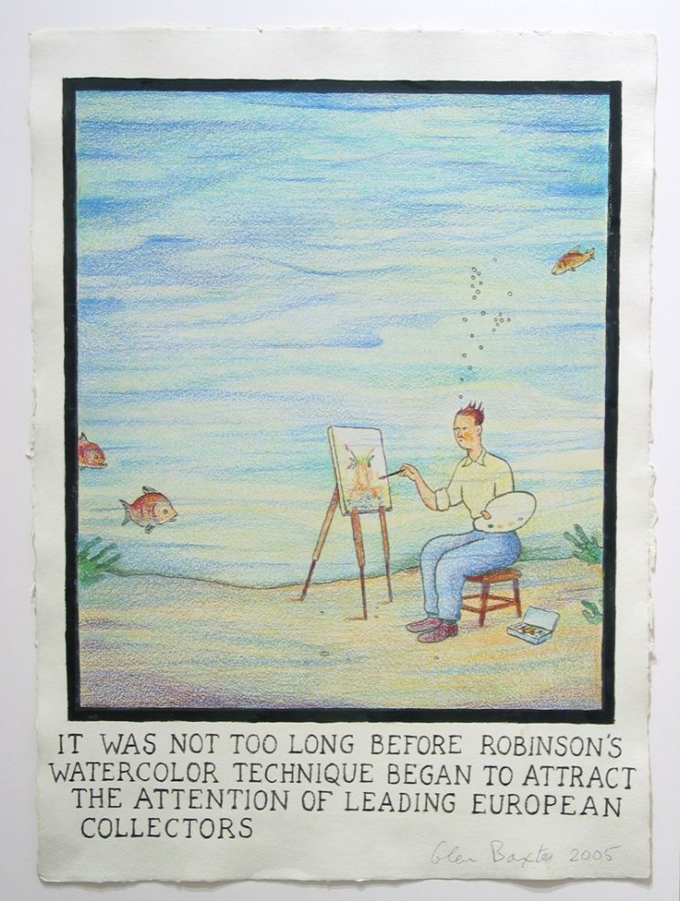 Modernism Artists Glen Baxter It Was Not Too Long Before Robinson S Watercolor Technique Modernism Artists Glen Baxter It Was Not Too Long Before Robinson S Watercolor Technique