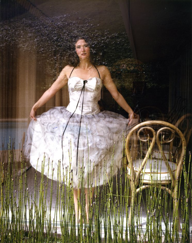 Self-portrait in Party Dress