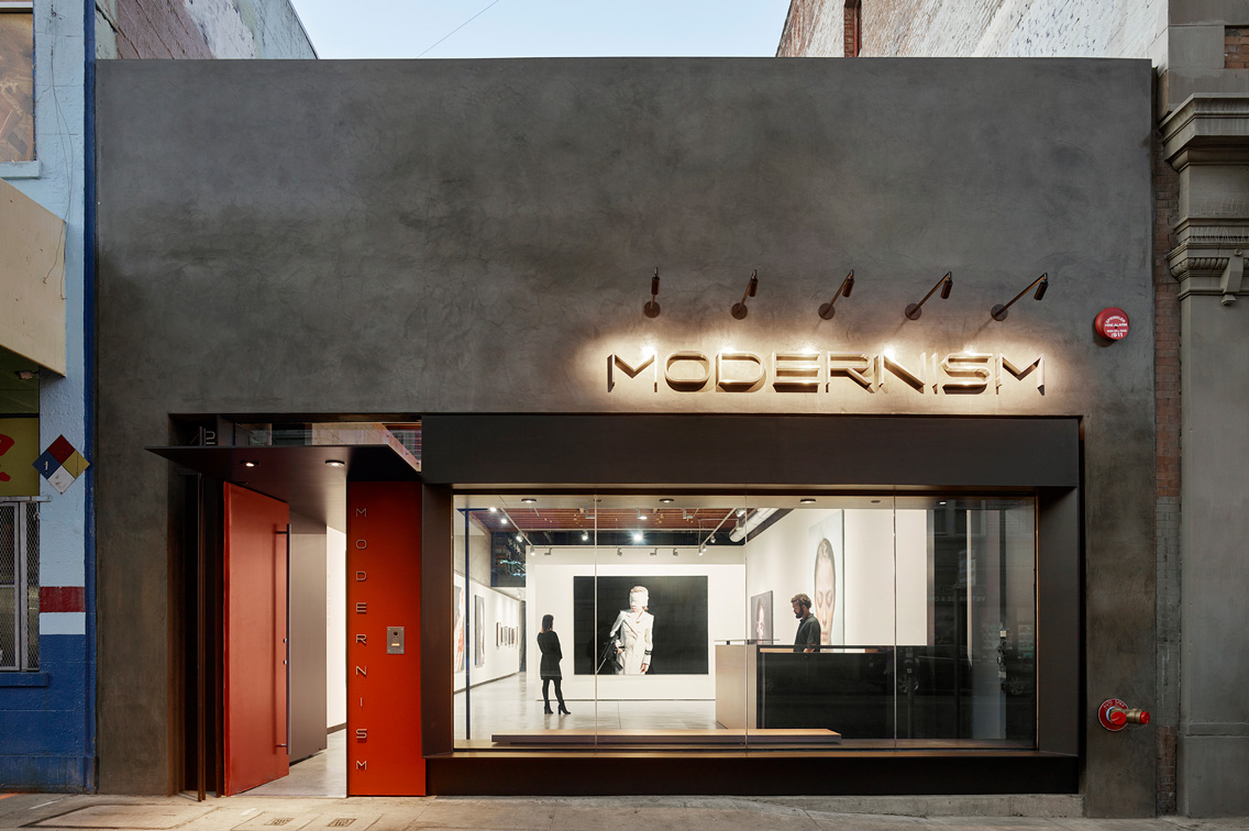 Facade of MODERNISM Gallery, San Francisco